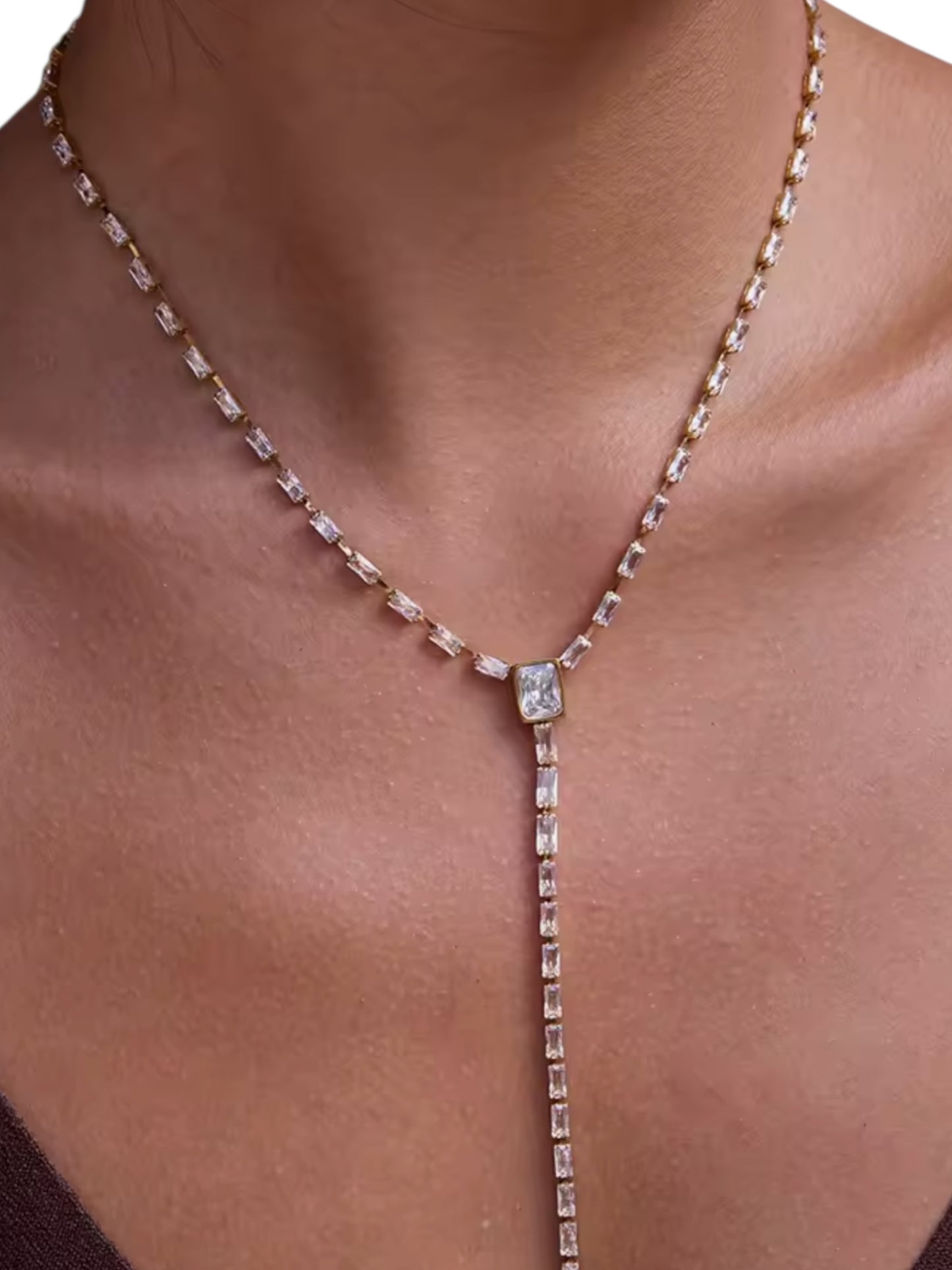 Cristalia Y Necklace