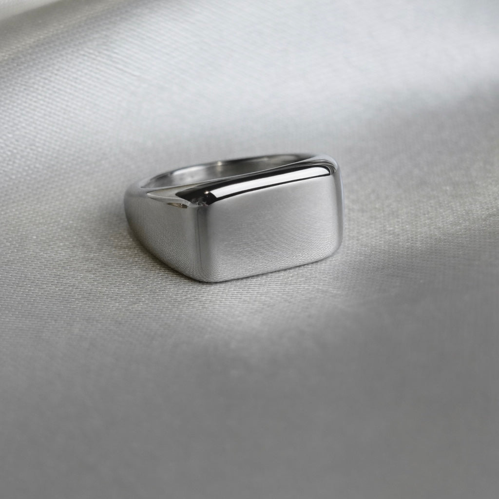 Rectangular Signet Pinky Ring