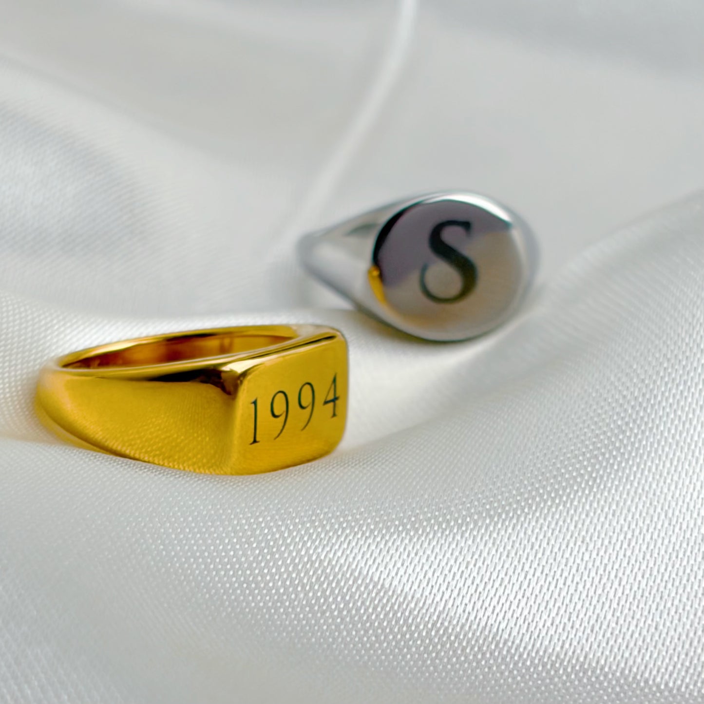 Rectangular Signet Pinky Ring