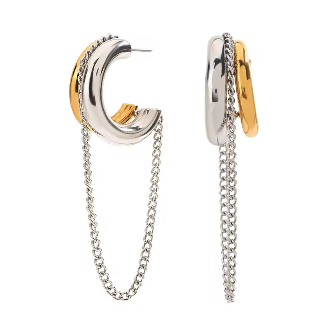 Hook Chain Earrings