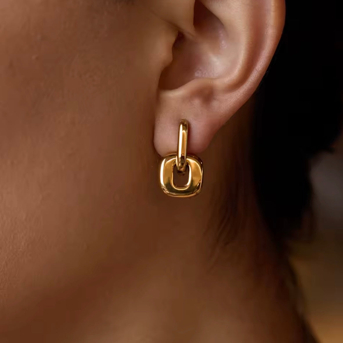 Link Hoop Earrings