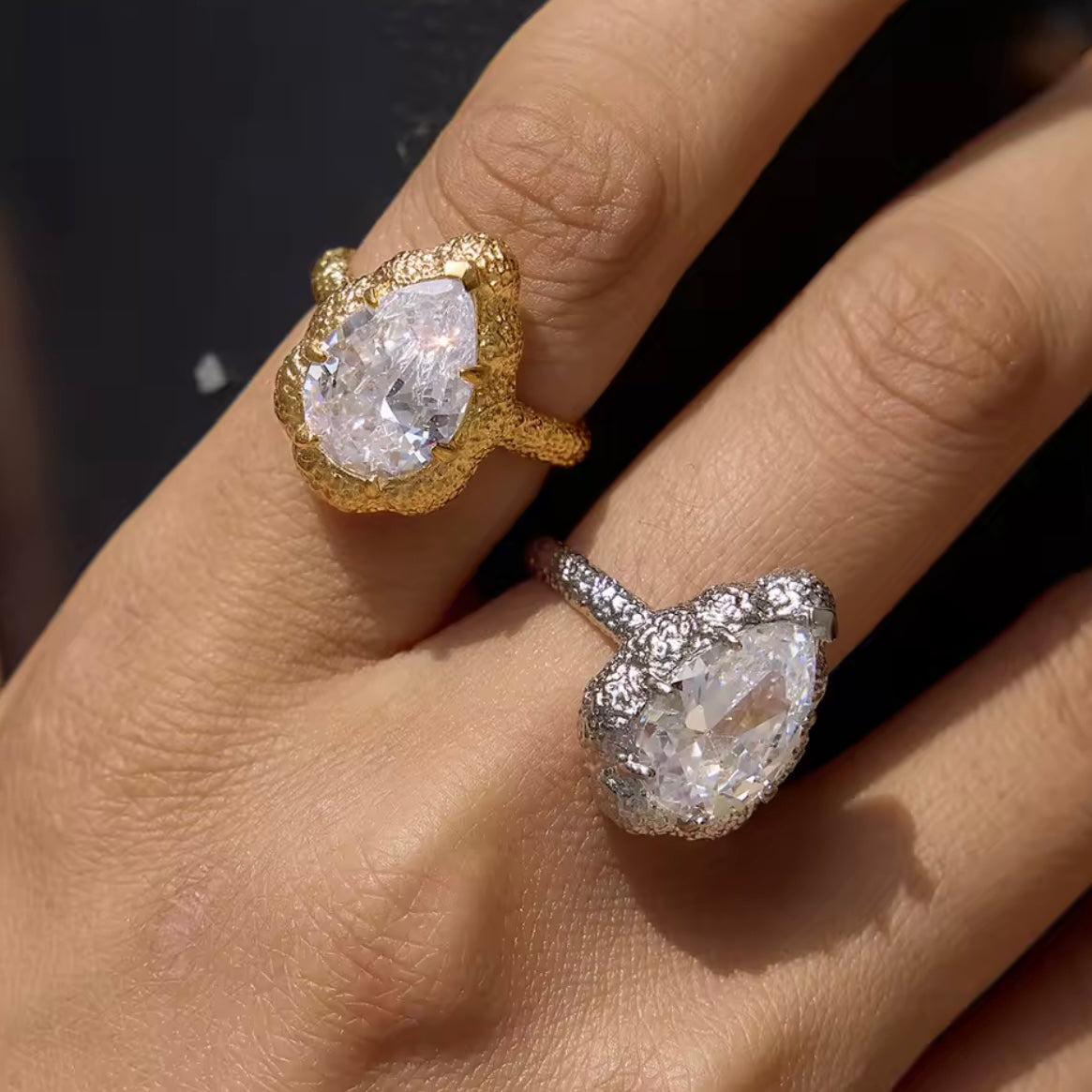 Aqua Drop Ring