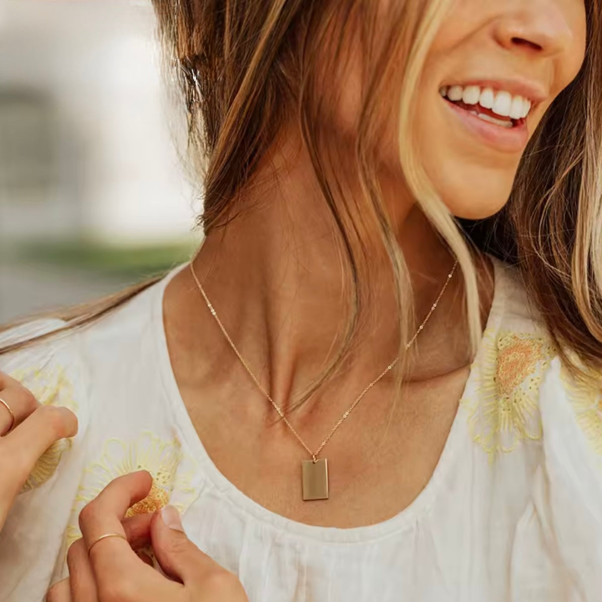 Canvas Necklace