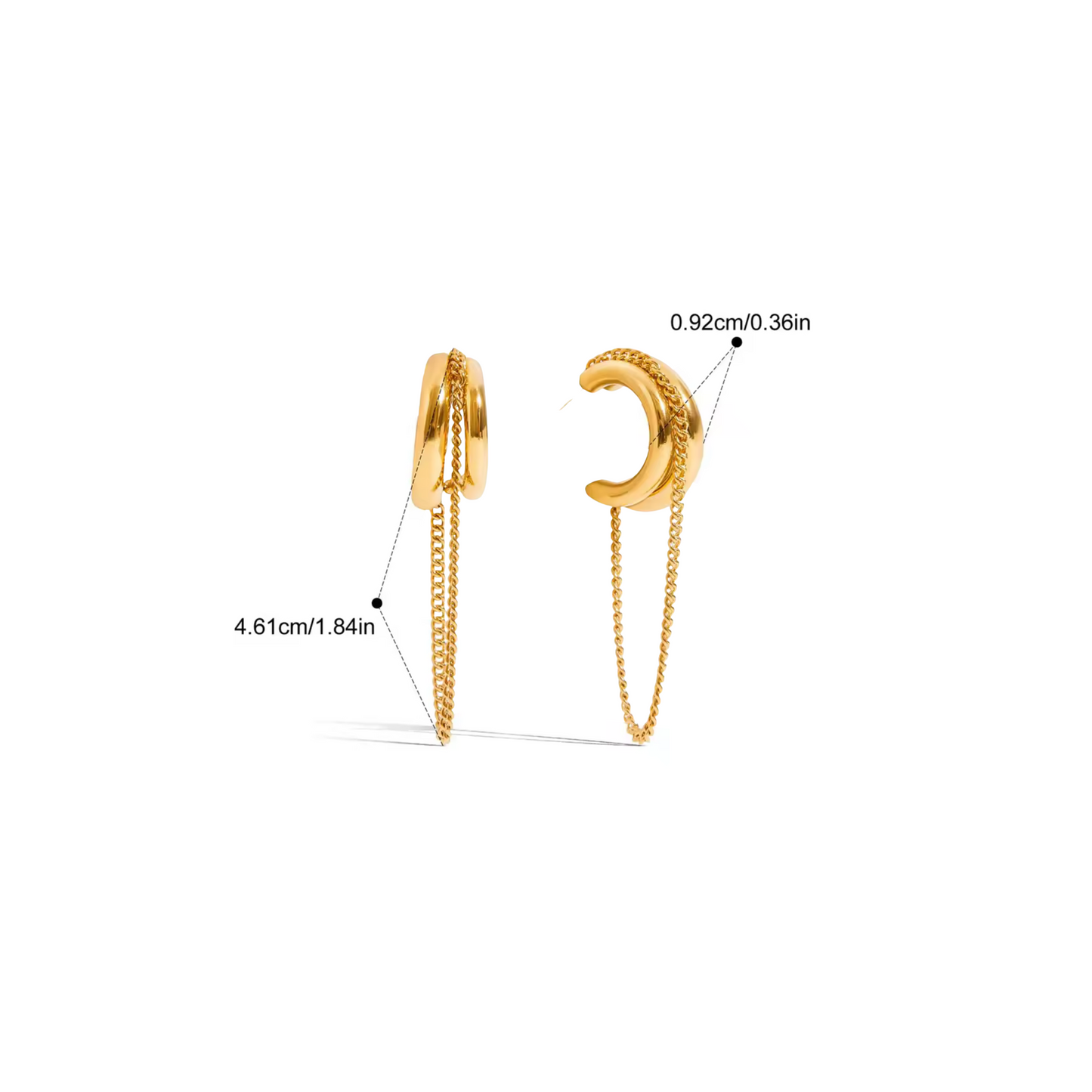 Hook Chain Earrings
