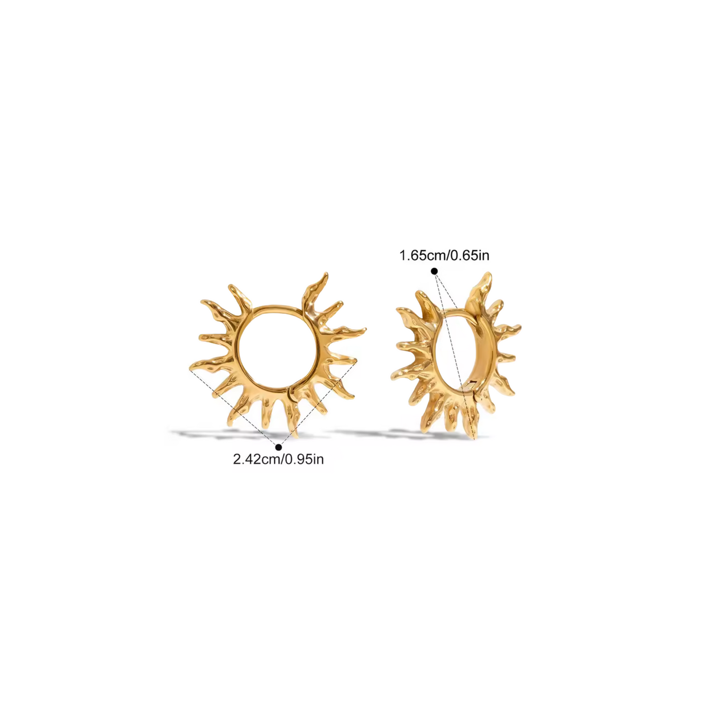 Sun Spikes Earrings