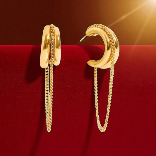 Hook Chain Earrings